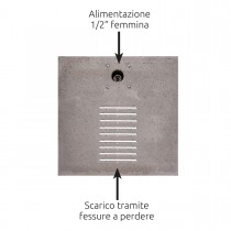 Fontana da giardino Bel-Fer 42/QBM con base in cemento Fontana da giardino Bel-Fer 42/QBM con base in cemento