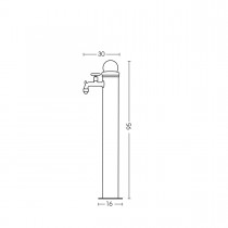 Fontana da giardino Bel-Fer 42/ID colore rosso Fontana da giardino Bel-Fer 42/ID colore rosso