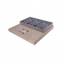 Base per fontana da giardino Bel-Fer 42/BSE/6 in cemento Base per fontana da giardino Bel-Fer 42/BSE/6 in cemento