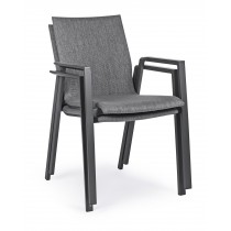 Sedia con braccioli Odeon Bizzotto 0663036 Sedia con braccioli Odeon Bizzotto 0663036