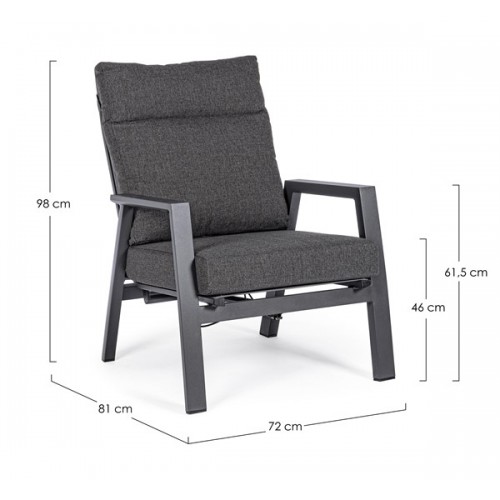 Poltrona reclinabile Kledi Bizzotto 0663054