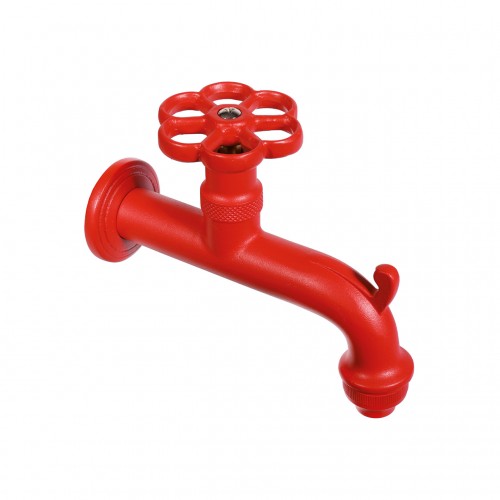 Rubinetto in ottone Bel-Fer RUB/022 colore rosso