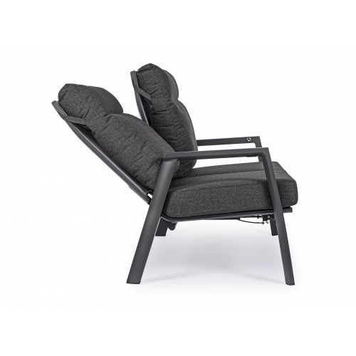 Divano 2 posti reclinabile Kledi Bizzotto 0663060