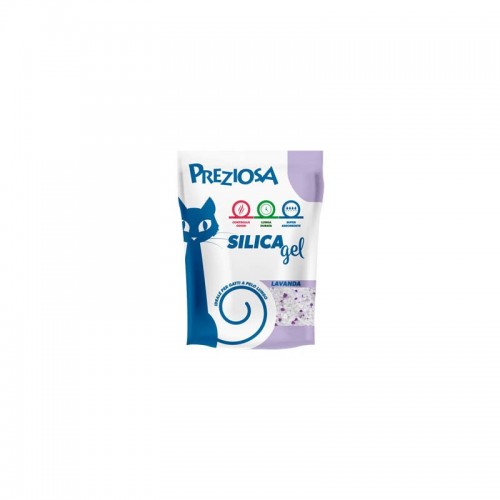 Lettiera silicio per gatti Preziosa gel profumazione lavanda 6.5 Kg