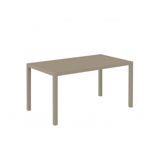 Tavolo da esterno Quatris Vermobil 120x80 in metallo QT12080