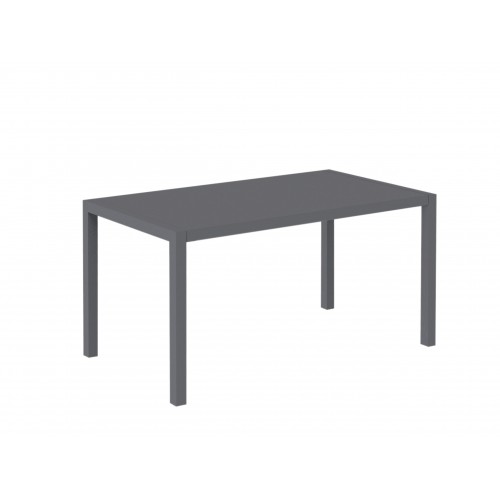 Tavolo da esterno Quatris Vermobil 120x80 in metallo QT12080