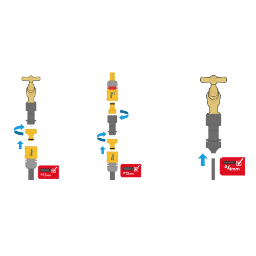 Regolatore di pressione dell'acqua Hozelock