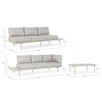 Set da giardino angolare Kendall Bizzotto Set da giardino angolare Kendall Bizzotto