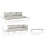 Set da giardino angolare Kendall Bizzotto