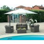 Ombrellone da giardino 3x3 Greenwood E 5024 con palo laterale