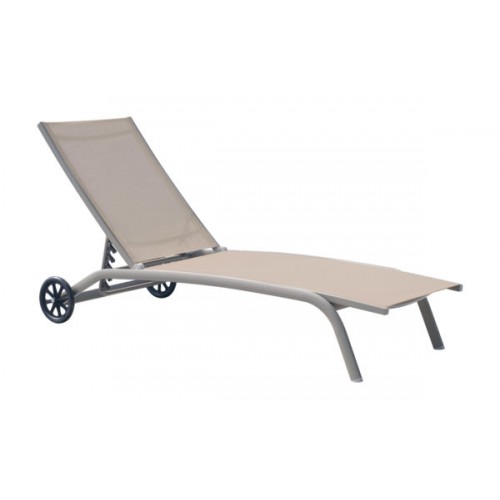 Sdraio da giardino con ruote Greenwood CLAT 52