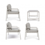 Set salotto da giardino Lorillard Bizzotto 0662631