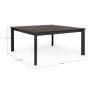 Tavolo allungabile Konnor antracite Bizzotto