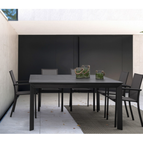 Tavolo allungabile Konnor antracite Bizzotto