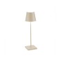 Lampada da tavolo Poldina Pro ricaricabile
