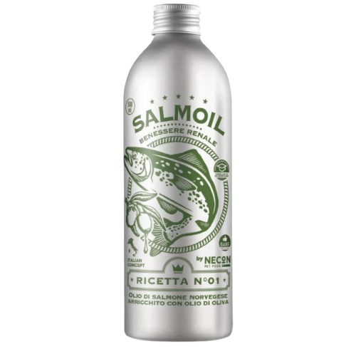 Integratore alimentare Omega3 Salmoil Linseaoil 250 ml Necon