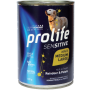 Cibo umido cani Prolife Sensitive Renna e patate 6 scatolette da 400 g