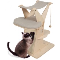 Tiragraffi Albero per gatti Cat Lodge Zolux 90 cm Tiragraffi Albero per gatti Cat Lodge Zolux 90 cm