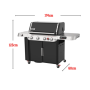 Barbecue a gas Weber Genesis SE-EPX-435 36813029
