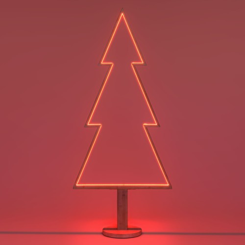 Albero di Natale Sagoma luminosa LED Multicolor Lotti
