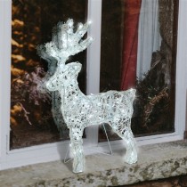 Renna luminosa 3D Thin Lotti Bianco Freddo Renna luminosa 3D Thin Lotti Bianco Freddo
