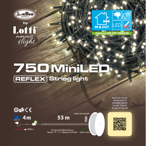Luci di Natale Lotti 750 MiniLED