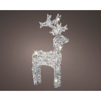 Renna luminosa Natale 120 LED Kaemingk