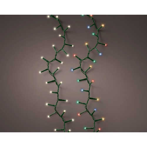 Luci di Natale Kaemingk 1000 LED Bianco caldo e Multicolor Compact twinkle