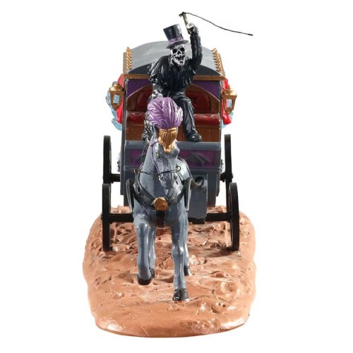 Lemax Halloween Scheletro sulla carrozza Phantom Coach