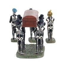 Lemax Halloween Jazz Funeral Set 4 pezzi Lemax Halloween Jazz Funeral Set 4 pezzi
