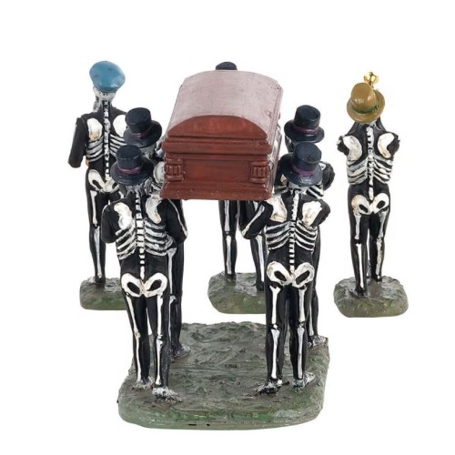Lemax Halloween Jazz Funeral Set 4 pezzi