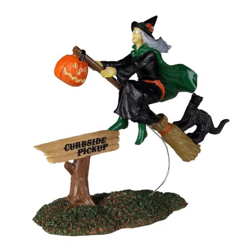 Lemax Halloween Strega Curbside Pickup