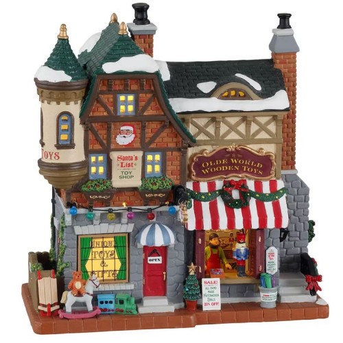 Lemax Santa's List Toy Shop Villaggio di Natale