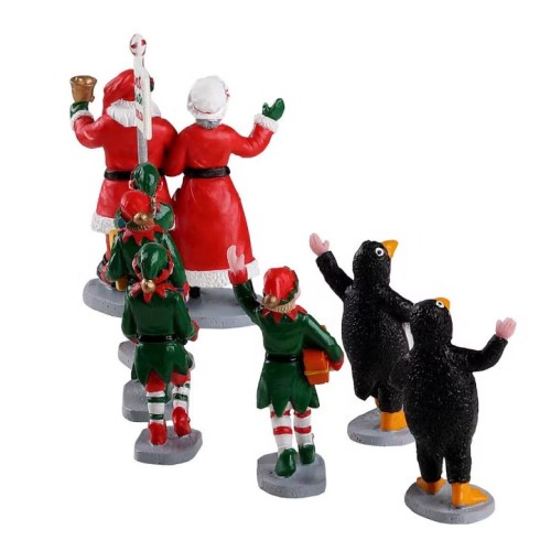 Lemax Santa's Elf Parade Villaggio di Natale