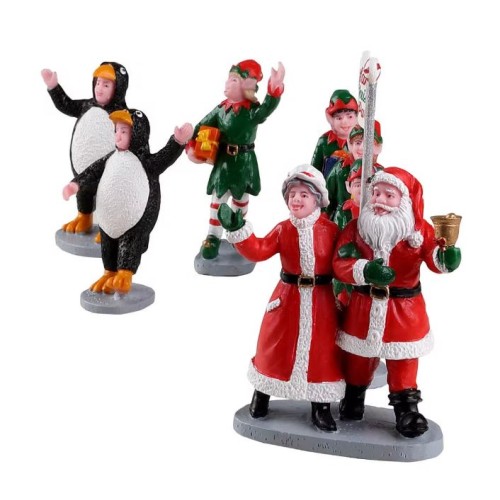 Lemax Santa's Elf Parade Villaggio di Natale