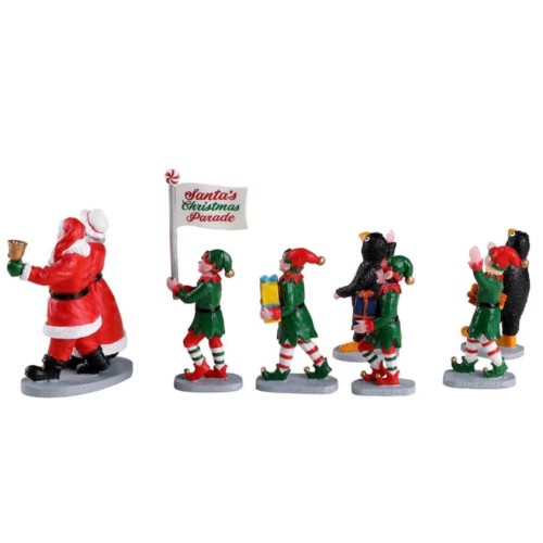 Lemax Santa's Elf Parade Villaggio di Natale