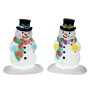 Lemax Pupazzo di Neve Set 2 pezzi Holly Hat Snowman