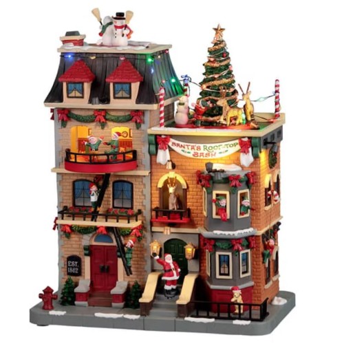 Lemax Festa di Babbo Natale Santa's Rooftop bash