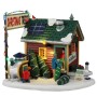 Lemax Natale Tiny House Tree Lot