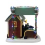 Lemax Natale Tiny House Tree Lot