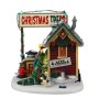 Lemax Natale Tiny House Tree Lot