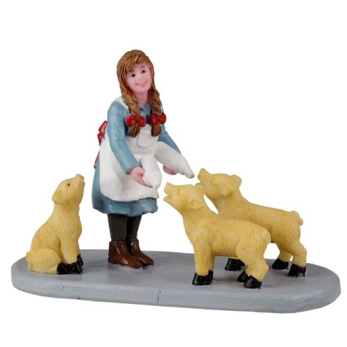 Lemax Villaggio di Natale Pranzo per i maialini