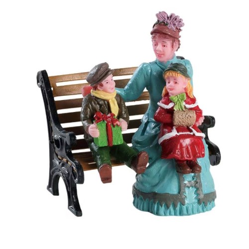 Lemax Villaggio di Natale Sitting Together