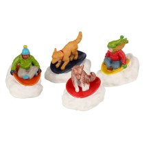 Lemax Villaggio di Natale Dog Snow Saucer Fun Lemax Villaggio di Natale Dog Snow Saucer Fun