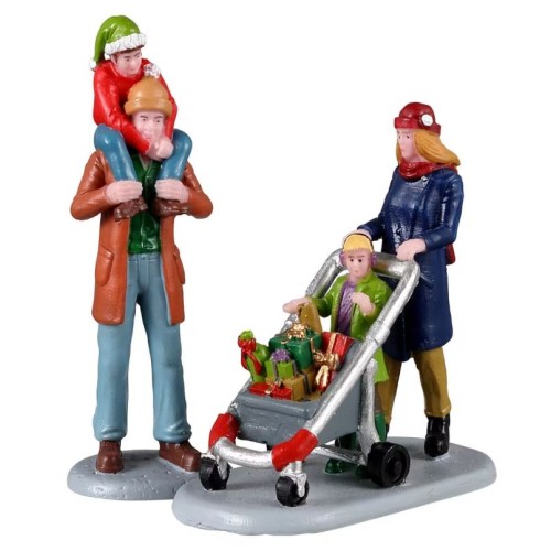 Lemax Villaggio di Natale Shopping in Famiglia