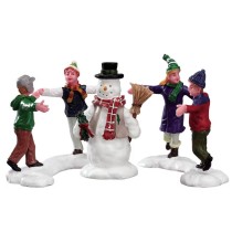 Lemax Villaggio di Natale Ring Around the Snowman