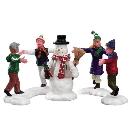 Lemax Villaggio di Natale Ring Around the Snowman