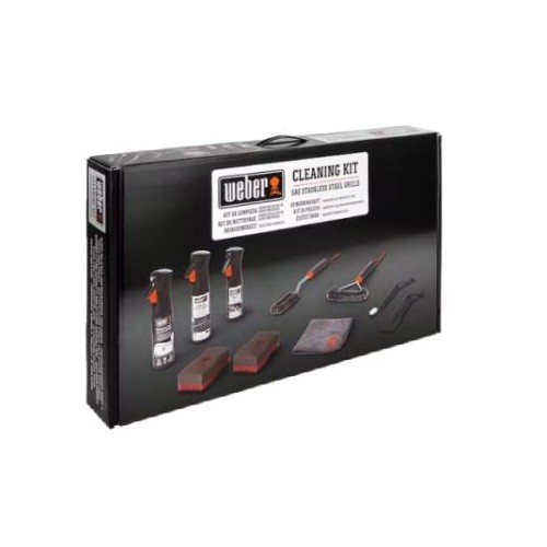 Weber Kit pulizia per barbecue a gas in acciaio inox 18283