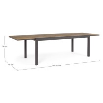 Tavolo allungabile Elias 200-300x95 Bizzotto 0662975 Tavolo allungabile Elias 200-300x95 Bizzotto 0662975