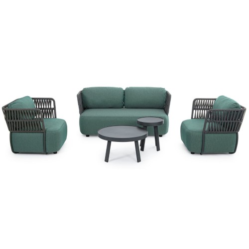 Poltrona con cuscini Palmer Bizzotto 063508